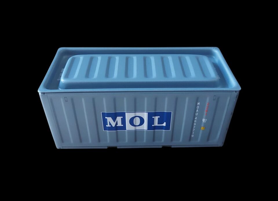 11.5x5x5.5 cm. MOL Konteyner Formunda Metal Organizer Modeli