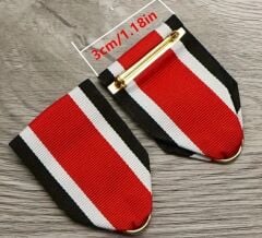 3cm. En Madalyalar İçin Klipsli Hazır Kurdele