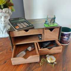 Metal Mühimmat Kutusu 5 Çekmeceli Organizer