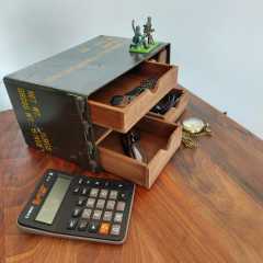 Metal Mühimmat Kutusu 5 Çekmeceli Organizer