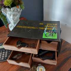 Metal Mühimmat Kutusu 5 Çekmeceli Organizer