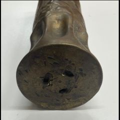 1.Dünya Savaşı 1918 Tarihli Mevzide El Kazıma Havan Mermi Kovanı