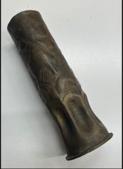 1.Dünya Savaşı 1918 Tarihli Mevzide El Kazıma Havan Mermi Kovanı