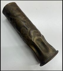 1.Dünya Savaşı 1918 Tarihli Mevzide El Kazıma Havan Mermi Kovanı