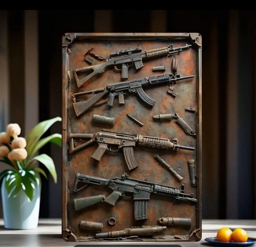 30x20 cm. Retro Metal Levha