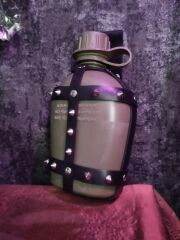 Dekoratif Deri Kılıflı Matara Modeli