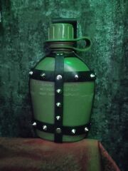 Dekoratif Deri Kılıflı Matara Modeli