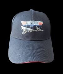 Top Gun Siyah Renk Şapka Unisex (Ayarlanabilir) Sıfır Ürün
