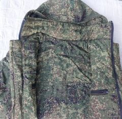 2014 Model Rus Deniz Piyade Kapşonlu Parka Unisex (L Beden)