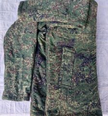 2014 Model Rus Deniz Piyade Kapşonlu Parka Unisex (L Beden)