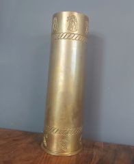 1941 Mevzi El İşi 40x13 cm Pirinç Kovan