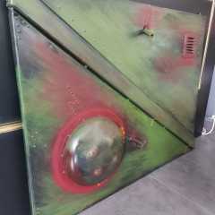 Metal Askeri Uçak Kaputu Çalışması