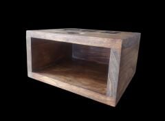 22x11.5x19 cm. Doğal Ahşap Organızer Modeli