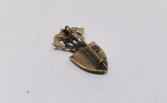4x2,5 cm 1930'lar Kabartma İşçilik Fransız Rozet