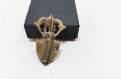 4x2,5 cm 1930'lar Kabartma İşçilik Fransız Rozet