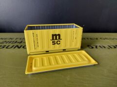 11.5x5x5.5 cm. MSC-2 Konteyner Formunda Metal Organizer Modeli