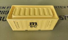 11.5x5x5.5 cm. MSC-2 Konteyner Formunda Metal Organizer Modeli