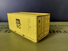 11.5x5x5.5 cm. MSC-2 Konteyner Formunda Metal Organizer Modeli