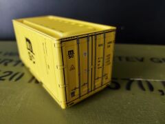 11.5x5x5.5 cm. MSC-2 Konteyner Formunda Metal Organizer Modeli