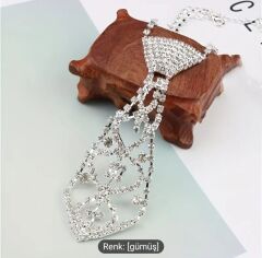 Quing'an Jing Geometrik Zarif Bağ Tasarımlı Kolye