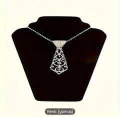 Quing'an Jing Geometrik Zarif Bağ Tasarımlı Kolye