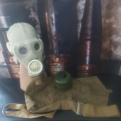SHMS RSH-4 Rus Gaz Maskesi Modeli+Gost Filitre+Çanta
