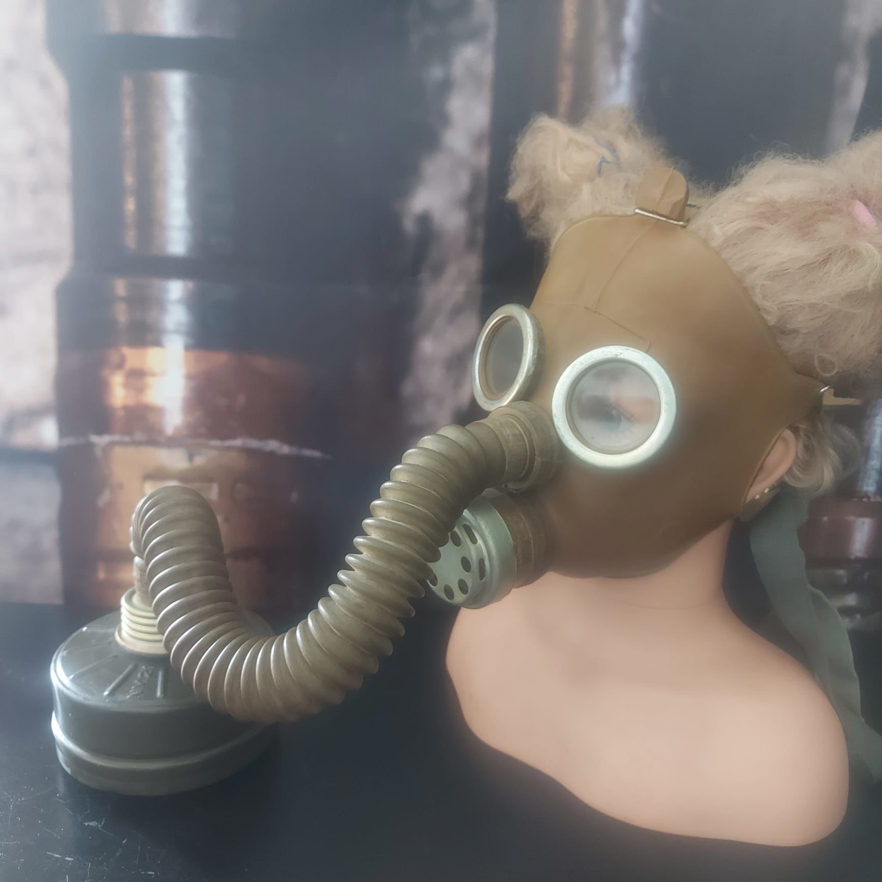 MC-1 Polonya Çocuk Gaz Maskesi Modeli+40 mm. Filitre