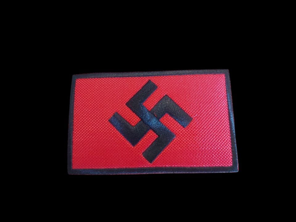 5x8 cm. Swastika Nakış İşleme Patch