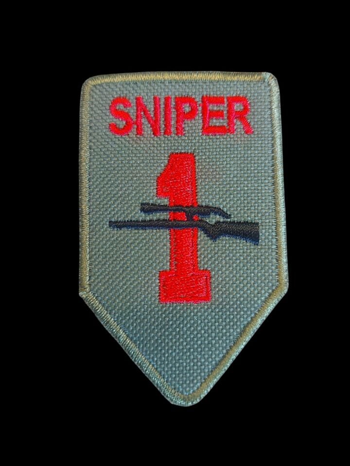 5x8 cm. Sniper Keskin Nişancı Nakış İşleme Patch