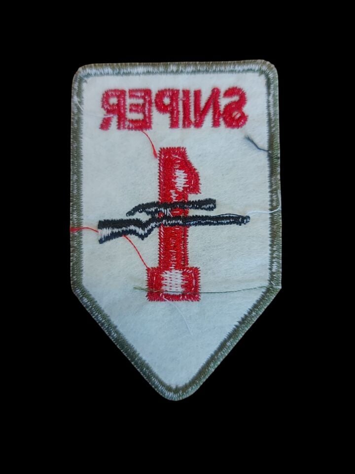 5x8 cm. Sniper Keskin Nişancı Nakış İşleme Patch