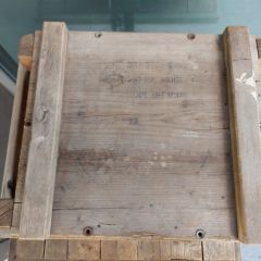 57x40x38 cm. 1976 Ahşap Mühimmat Sandığı