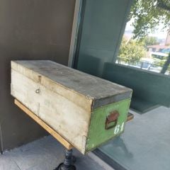 90x35x29 cm Ahşap Mühimmat Sandığı