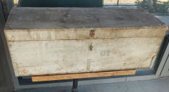 90x35x29 cm Ahşap Mühimmat Sandığı