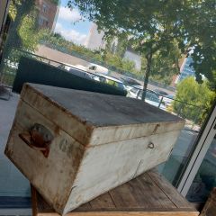 90x35x29 cm Ahşap Mühimmat Sandığı
