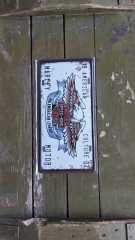 Dekoratif Metal Levha-Harley Motor