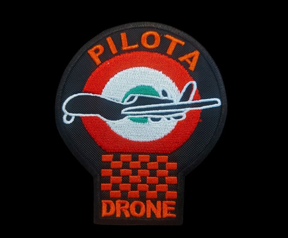8.5x10 cm. Drone Pilot Nakış İşleme Patch
