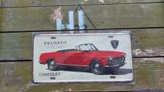 Dekoratif Metal Levha-Peugeot404