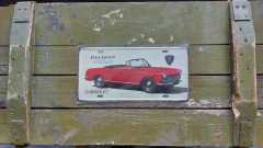 Dekoratif Metal Levha-Peugeot404