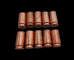 9mm. (9x19) Bakır Renk Boş Kovan (5 Adet Fiyatıdır)