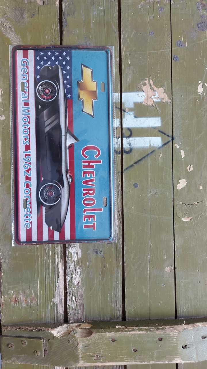Dekoratif Metal Levha-Chevrolet