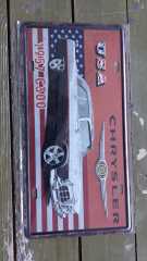 Dekoratif Metal Levha-Chrysler 1957