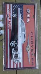 Dekoratif Metal Levha-Chrysler 1957