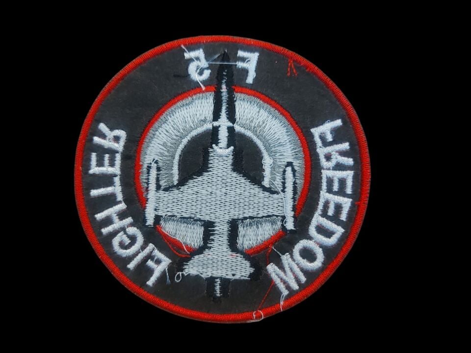 9 cm. Çap F5 Freedom Fighter Nakış İşleme Patch