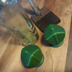 8X8 Dekoratif Yeşil Mum-Adet