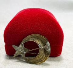 Erken Cumhuriyet Dönemi Subay Kalpak Kokartı (3 cm. Çap)
