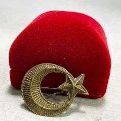 Erken Cumhuriyet Dönemi Subay Kalpak Kokartı (3 cm. Çap)
