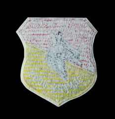 8.5x9 cm. ABD Deniz Piyadeleri Savaş Köpekleri Ceket Cebi Yaması (Nakış-Orjinal Ürün)