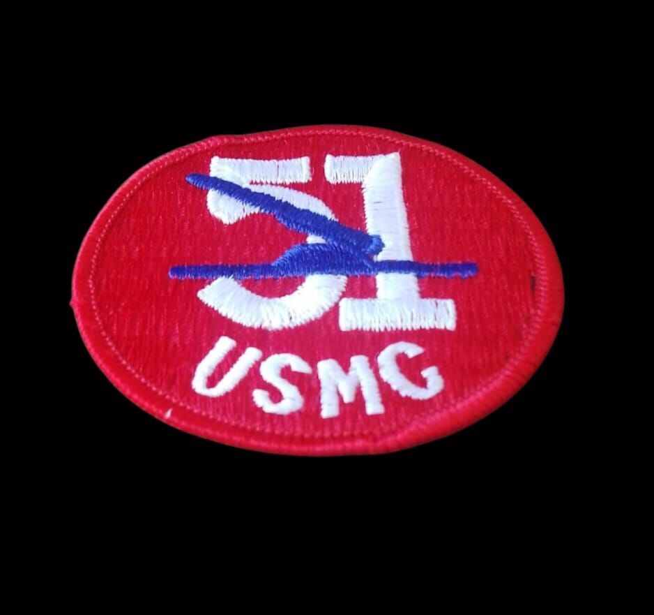 Çap 7.5 cm. Ww2 ABD Deniz Kuvvetleri USMC 51.Savunma Taburu Yaması (Nakış-Orjinal Ürün)