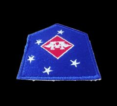7.5x9 cm. Ww2 ABD Deniz Piyadeleri 1.Mac Amfibi Komutanlığı Havacılık Müh.Taburu Felt Yaması (Nakış-Orjinal Ürün)