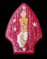 7x10 cm. ABD Ordusu 2.Tümen Yaması (Nakış-Orjinal Ürün)